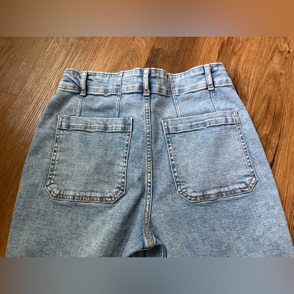 Bagatelle Jeans Womens Blue‎ Denim Wide-Leg High Waisted - Picture 12 of 12